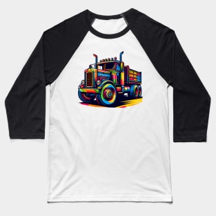 Semi Truck Baseball T-Shirt